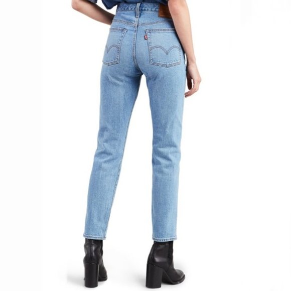 levi's wedgie icon fit high waist ankle jeans